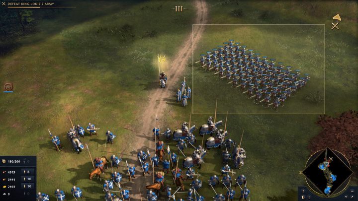 Ustawcie wybrane jednostki obok i zaznaczcie je - Age of Empires 4: Wojsko - jak grupować? - Age of Empires 4 - poradnik do gry
