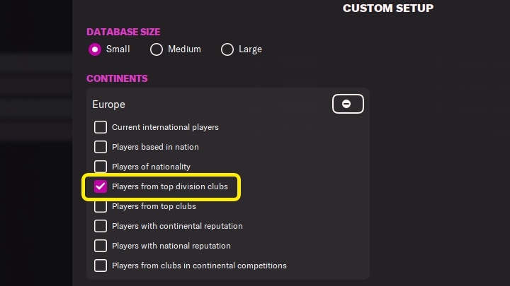 Jeśli zależy Wam na wyszukiwaniu prawdziwych talentów (Wonderkids) na rynku transferowym Football Manager 2022, warto zwiększyć bazę danych piłkarzy o zawodników z topowych klubów poszczególnych regionów, np - Football Manager 2022: Pierwsze kroki - konfiguracja kariery - Football Manager 2022 - poradnik do gry