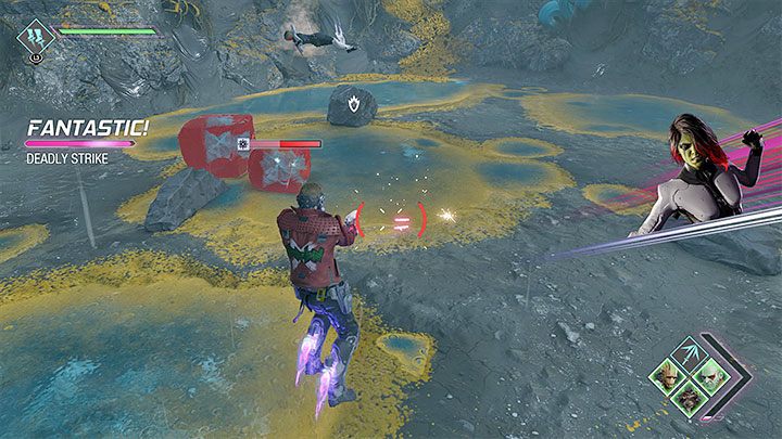 Śmiertelny cios (Deadly Strike) - To startowa zdolność Gamory, która nie wymusza wydawania punktów rozwoju - Guardians of the Galaxy: Najlepsze zdolności - Guardians of the Galaxy - poradnik do gry
