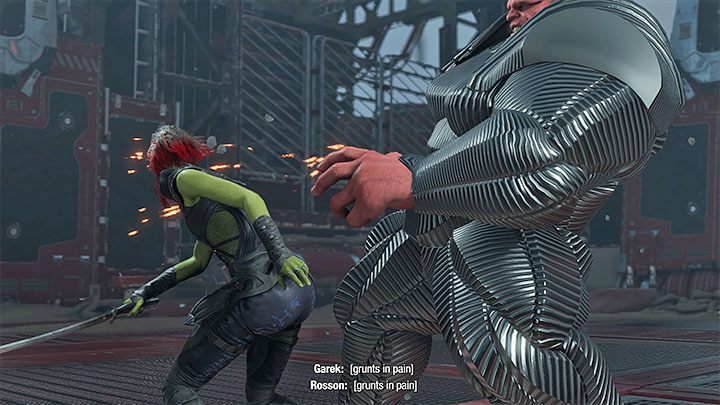 Musicie bronić się do momentu pojawienia się Gamory - Guardians of the Galaxy: Bracia Krwi (The Blood Brothers) - jak pokonać? - Guardians of the Galaxy - poradnik do gry
