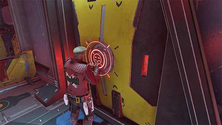 W trakcie przeprawy możecie zainteresować się zamkniętymi prawymi drzwiami z powyższego obrazka - Guardians of the Galaxy: Rozdział 7 - solucja, opis przejścia - Guardians of the Galaxy - poradnik do gry