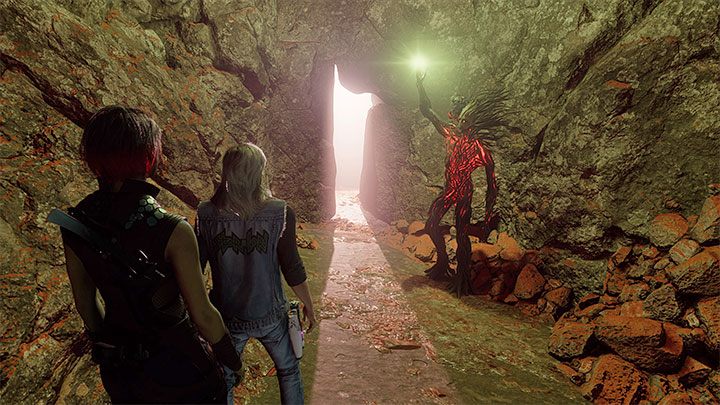 Musicie zaczekać na rozświetlenie ciemnej jaskini przez Groota - Guardians of the Galaxy: Rozdział 10 - solucja, opis przejścia - Guardians of the Galaxy - poradnik do gry
