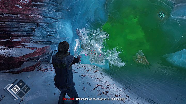 Znajdziecie się w jaskini z trującym gazem - Guardians of the Galaxy: Rozdział 13 - solucja, opis przejścia - Guardians of the Galaxy - poradnik do gry