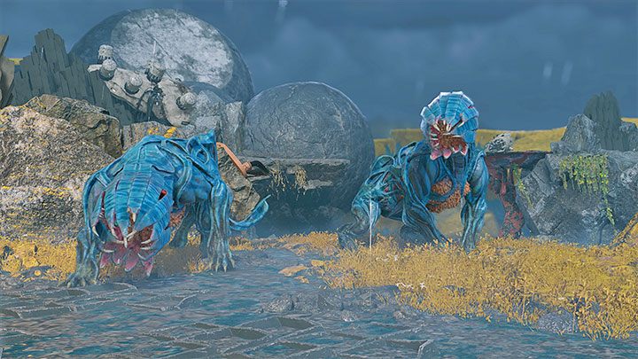 Spętacz (Slakebeast) to nazwa niebieskich potworów z dużym ogonem i wielką paszczą - Guardians of the Galaxy: Trofeum Spętaczospętacz - Guardians of the Galaxy - poradnik do gry