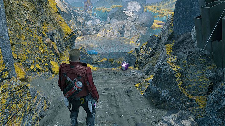 Wskoczcie na lodową platformę i z niej na jeszcze wyższą półkę - Guardians of the Galaxy: Rozdział 3 - wszystkie sekrety/znajdźki, lista - Guardians of the Galaxy - poradnik do gry