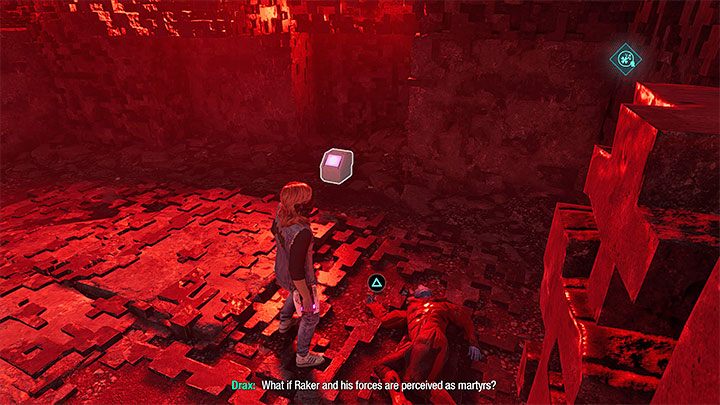 To bardzo łatwa znajdźka, bo jest ona w tym samym pomieszczeniu, co opisany powyżej strój - Guardians of the Galaxy: Rozdział 14 - wszystkie sekrety/znajdźki, lista - Guardians of the Galaxy - poradnik do gry