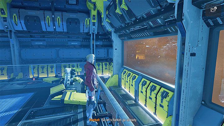 Cela z więźniem będzie kilkakrotnie pojawiała się na drugim planie w dalszej części rozdziału - Guardians of the Galaxy: Ważne wybory - Rozdział 5 - Guardians of the Galaxy - poradnik do gry