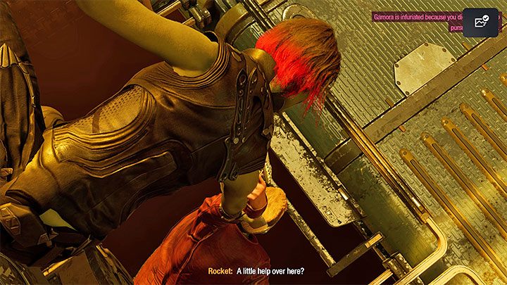 W trakcie pościgu dojdzie do eksplozji i Star-Lord będzie potrzebował pomocy - Guardians of the Galaxy: Ważne wybory - Rozdział 8 - Guardians of the Galaxy - poradnik do gry