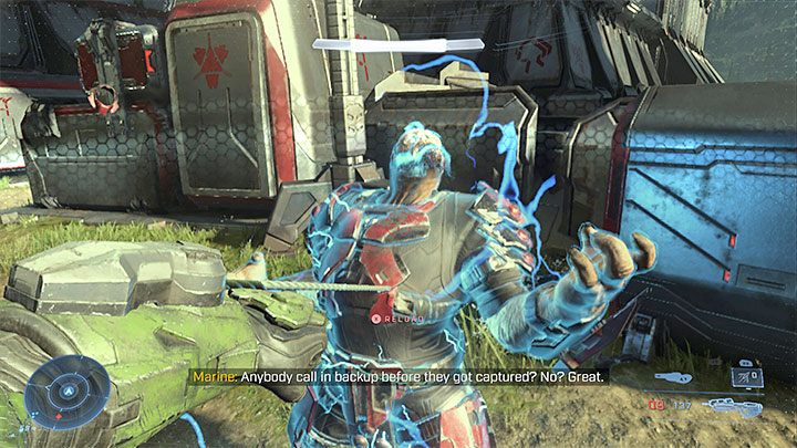 W walkach mogą Wam również pomagać gadżety, które stopniowo odblokowuje się w początkowych misjach kampanii - Halo Infinite: Walka, bronie i amunicja - Halo Infinite - poradnik do gry