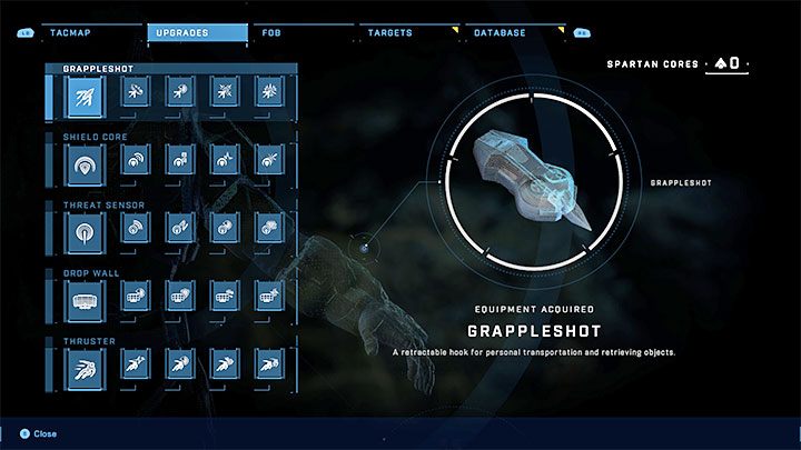 Ulepszenia (Upgrades) to oddzielna zakładka w oknach menu gry - Halo Infinite: Ulepszenia - nowe gadżety - Halo Infinite - poradnik do gry