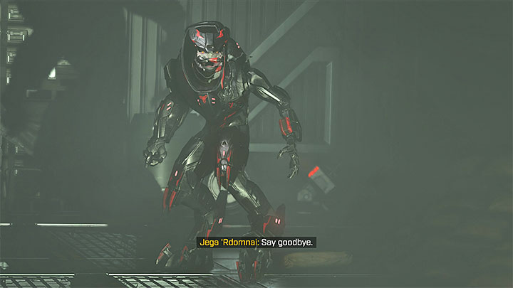 Po wejściu do środka powinniście wykorzystać okazję, że możecie pozbierać bronie i inne zapasy z okolicy - Halo Infinite: Jega Rdomnai - boss, jak pokonać? - Halo Infinite - poradnik do gry
