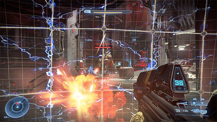 Nie polecamy używać ciężkich broni trzymanych w obu dłoniach - Halo Infinite: Gmach Rozrachunku - solucja, opis przejścia - Halo Infinite - poradnik do gry