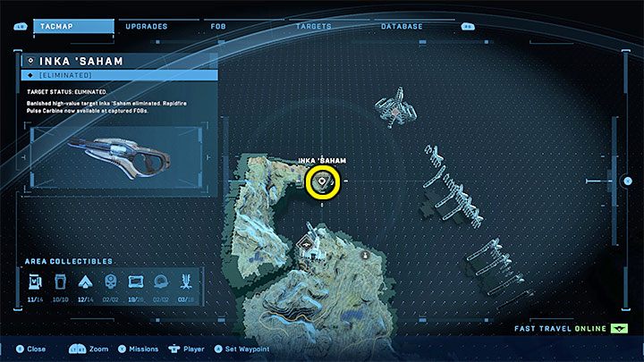 Cel znajdziecie na północnym krańcu mapy, na północ od Posterunku Tremoniusa - Halo Infinite: Ważne cele (High-value Targets) - solucja, opis przejścia - Halo Infinite - poradnik do gry