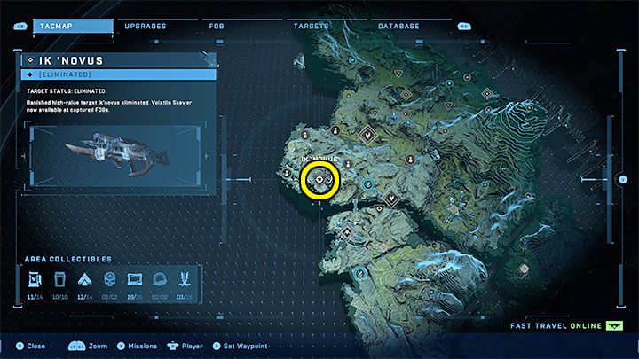 Cel znajdziecie w zachodniej części mapy świata - Halo Infinite: Ważne cele (High-value Targets) - solucja, opis przejścia - Halo Infinite - poradnik do gry