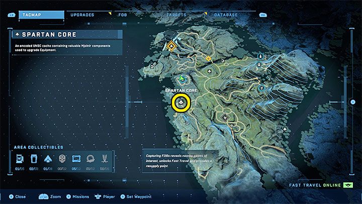 Rdzeń jest do odnalezienia na południe od bazy WBO Foxtrot - Halo Infinite: Zbrojownie i rdzenie Spartan (Blokada) - Halo Infinite - poradnik do gry