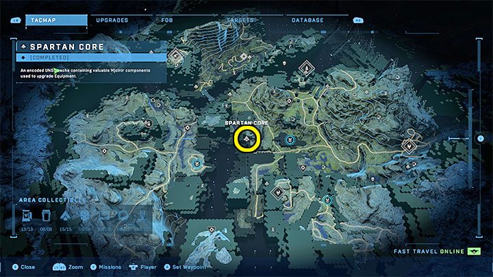 Rdzeń jest w centralnej części regionu - Halo Infinite: Zbrojownie i rdzenie Spartan (Rekonstrukcja) - Halo Infinite - poradnik do gry