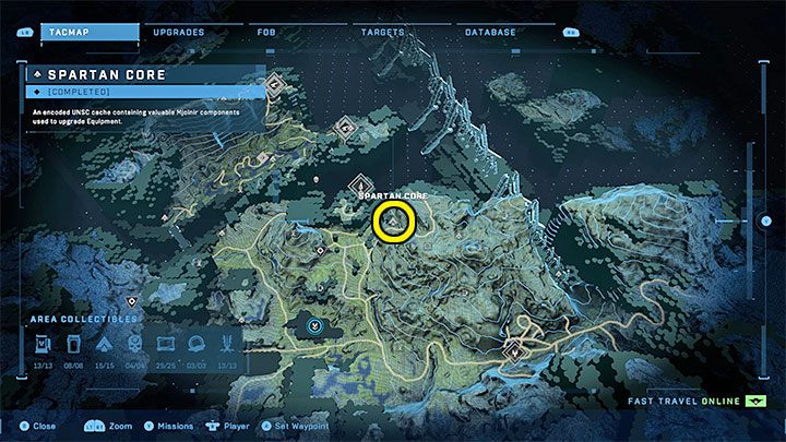 Rdzeń jest w północnej części regionu - Halo Infinite: Zbrojownie i rdzenie Spartan (Rekonstrukcja) - Halo Infinite - poradnik do gry