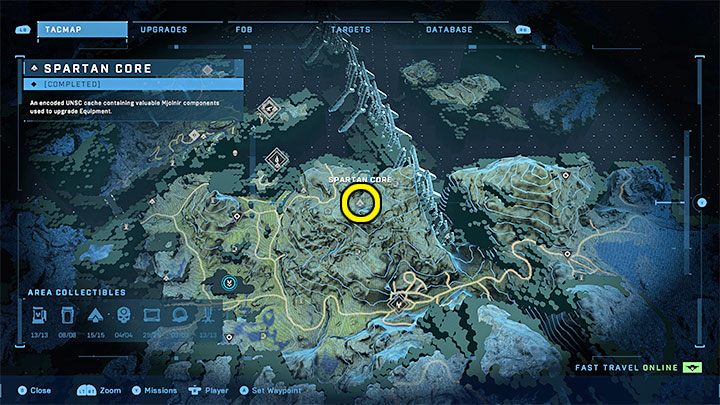 Rdzeń jest w północnej części regionu - Halo Infinite: Zbrojownie i rdzenie Spartan (Rekonstrukcja) - Halo Infinite - poradnik do gry