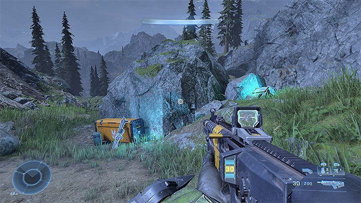 Dziennik audio znajduje się w większej odległości na południowy-zachód od Kuźni Teash i na północny-wschód od znacznika oddziału Blubell - Halo Infinite: Kategoria Upadek (Ringfall) - wszystkie nagarania - Halo Infinite - poradnik do gry