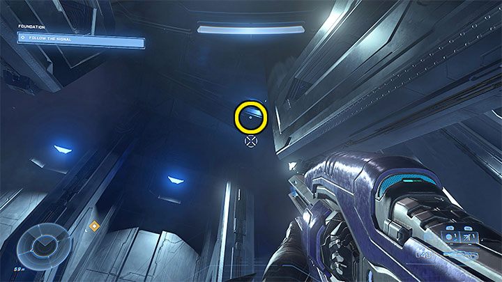 W nowym obszarze pozbądźcie się okolicznych przeciwników, ale nie idźcie dalej - Halo Infinite: Krowi dzwonek, 2. czaszka (Podpokład) - gdzie znaleźć? - Halo Infinite - poradnik do gry