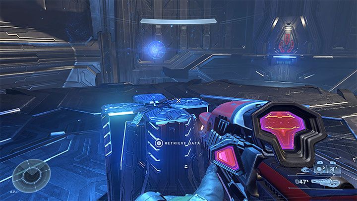 Nagranie to automatycznie zdobywa się podczas zaliczania misji, a konkretnie po skorzystaniu z konsoli z powyższego obrazka w trakcie rozgrywania zadania podążania za sygnałem - Halo Infinite: Podpokład (Upadek) - lista, czaszki, nagrania - Halo Infinite - poradnik do gry