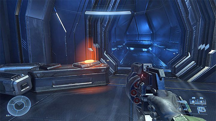 Po dotarciu do wyjścia ze wspomnianej sali nagranie audio będzie leżało na lewo od drzwi - Halo Infinite: Podpokład (Upadek) - lista, czaszki, nagrania - Halo Infinite - poradnik do gry