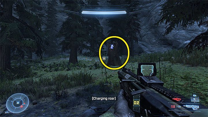 Ciekawostką jest to, że pokonanie łowców i innych okolicznych Wygnańców jest opcjonalne - Halo Infinite: Łap, 12. czaszka (otwarty świat) - gdzie znaleźć? - Halo Infinite - poradnik do gry