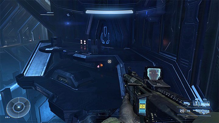Obróćcie się o 180 stopni żeby stać plecami do ignorowanego aktualnie znacznika celu podróży - Halo Infinite: Repozytorium (Rozrachunek) - lista, czaszki, nagrania - Halo Infinite - poradnik do gry