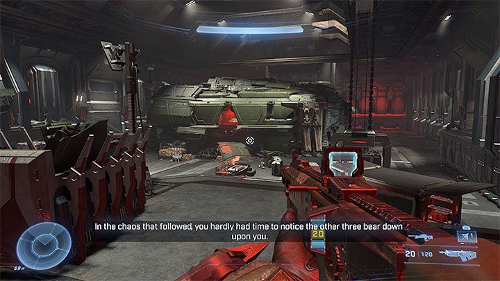 Nagranie audio jest w trzecim hangarze, do którego dotrzecie po zaliczeniu drugiego treningu-dużej bitwy - Halo Infinite: Gmach Rozrachunku (Rozrachunek) - lista, nagrania - Halo Infinite - poradnik do gry