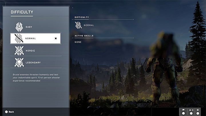 W kampanii gry Halo Infinite możecie wybierać pomiędzy 4 poziomami trudności - Halo Infinite: Porady na start - Halo Infinite - poradnik do gry