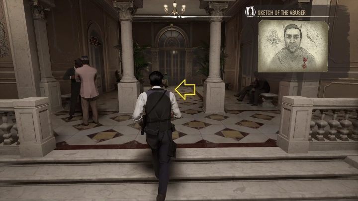 Na szczęście mężczyzna znajduje się w tym samym budynku, dokładnie po przeciwnej stronie - Sherlock Holmes Chapter One: Gorący temperament - trofeum, jak zdobyć? - Sherlock Holmes Chapter One - poradnik do gry