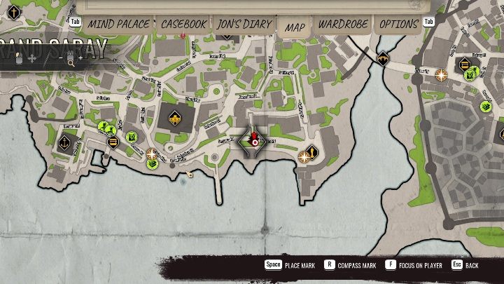 Region: Grand Saray, południowo wschodnia część - Sherlock Holmes Chapter One: Wyspa skarbó, etap 3 - solucja, opis przejścia - Sherlock Holmes Chapter One - poradnik do gry