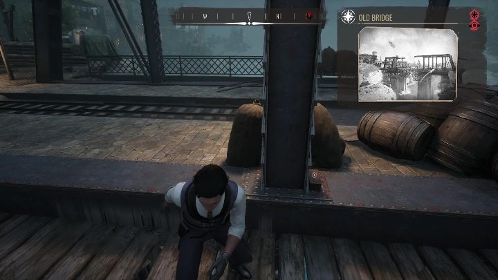 Dokładna lokalizacja: Na zniszczonym moście pomiędzy Silverton / Miners End jest skarb, chowa się za jedną z metalowych kolumn - Sherlock Holmes Chapter One: Wyspa skarbó, etap 3 - solucja, opis przejścia - Sherlock Holmes Chapter One - poradnik do gry