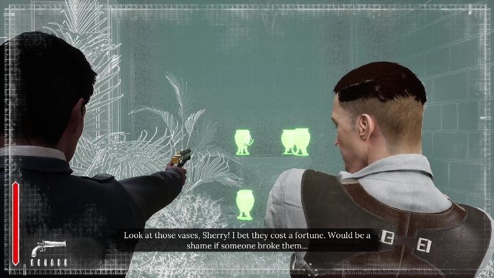 Koło schodów jest miejsce z wazami - Sherlock Holmes Chapter One: Poza kątem oka - solucja, Pozostałe sprawy - Sherlock Holmes Chapter One - poradnik do gry