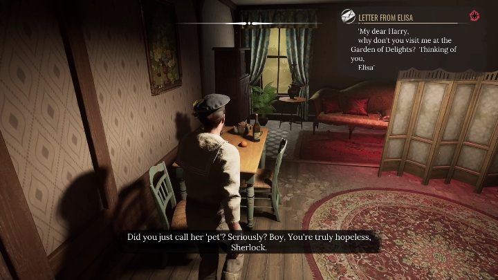 Ostatecznie traficie do pokoju, który musicie zbadać - Sherlock Holmes Chapter One: Syreni śpiew - solucja, Pozostałe sprawy - Sherlock Holmes Chapter One - poradnik do gry
