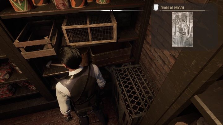 W magazynie znajduje się jeszcze jedna ważna rzecz - Sherlock Holmes Chapter One: Pozłacana klatka, warsztat łodzi - solucja - Sherlock Holmes Chapter One - poradnik do gry