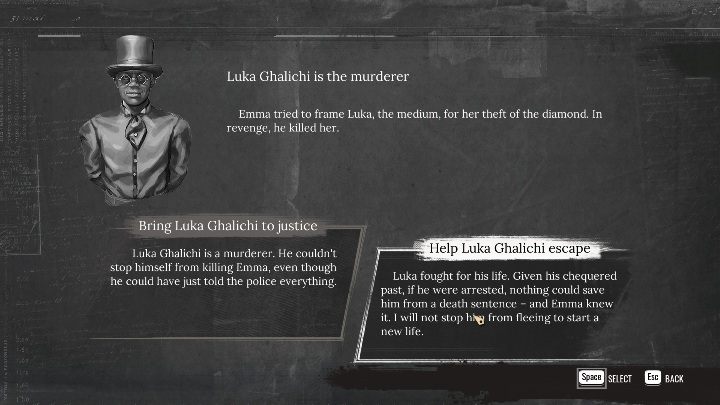 W ten sposób już możecie oskarżyć Luka Ghalichi - Sherlock Holmes Chapter One: Duchy przeszłości, sprawa morderstwa - solucja - Sherlock Holmes Chapter One - poradnik do gry