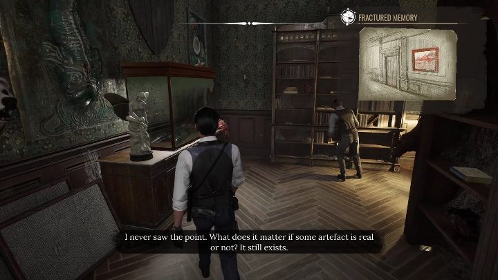 Zaraz po wejściu do gabinetu osobliwości musicie sprawdzić wiele przedmiotów - Sherlock Holmes Chapter One: Matczyna miłość, Gabinet osobliwości - solucja - Sherlock Holmes Chapter One - poradnik do gry