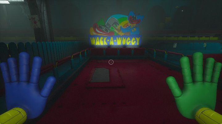 Pociągnięcie drugiej dźwigni na mechanizmie otworzy przejście do Wack-A-Wuggy - Poppy Playtime: Wack-A-Wuggy - solucja, opis przejścia - Poppy Playtime - poradnik do gry