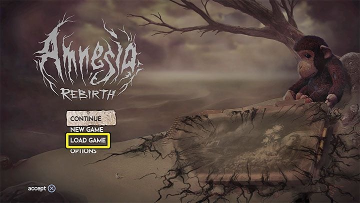 Amnesia Rebirth nie posiada klasycznej opcji powtarzania rozdziałów, czyli tzw - Lista wszystkich rozdziałów - Amnesia Rebirth - poradnik do gry