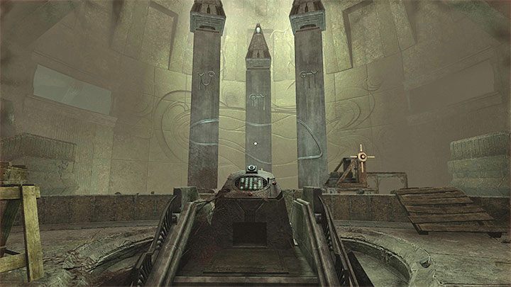 Możecie teraz zainteresować się konsolą przed filarami - Amnesia Rebirth: The Chamber of Pillars - solucja, sekrety - Amnesia Rebirth - poradnik do gry