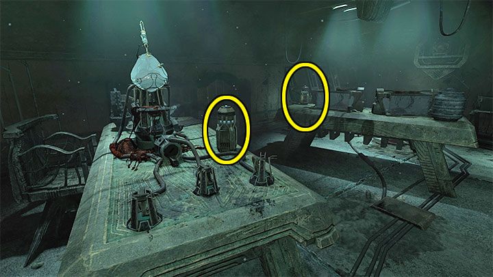W tej samej lokacji możecie odnaleźć 3 nowe sekrety - Amnesia Rebirth: The Alchemists Chambers - solucja, sekrety - Amnesia Rebirth - poradnik do gry