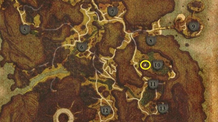 Jeżeli wejdziecie na Mgliste moczary od strony mostu (ścieżka łącząca Archolos z obozem drwali), to zobaczycie po prawej stronie wodospad - Kroniki Myrtany: Wieczne odpoczywanie - Kroniki Myrtany - poradnik do gry