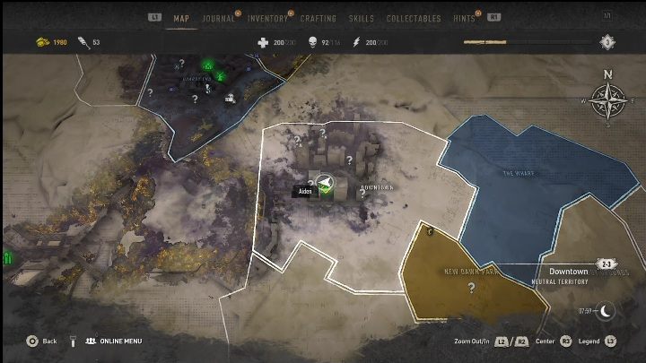 1 - Dying Light 2: Inhibitory (Downtown) - lista wszystkich - Dying Light 2 - poradnik do gry