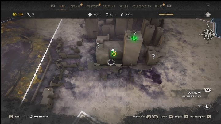 Ważne miejsca w okolicy: Laboratorium szczepień GRE - Dying Light 2: Inhibitory (Downtown) - lista wszystkich - Dying Light 2 - poradnik do gry