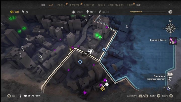 Ważne miejsca w okolicy: Zbiry z Downtown - Dying Light 2: Inhibitory (Downtown) - lista wszystkich - Dying Light 2 - poradnik do gry