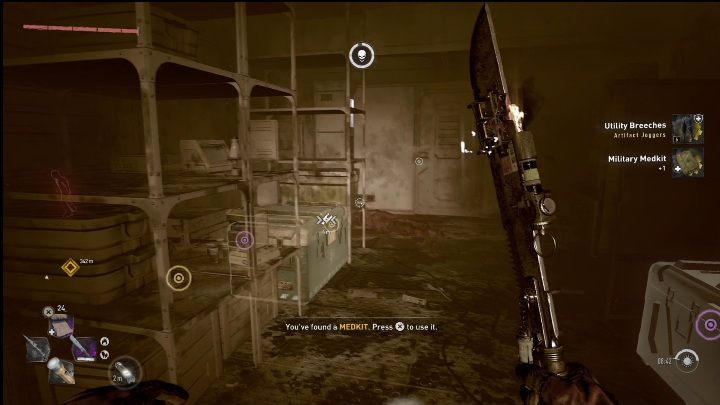 Tę skrzynie GRE z inhibitorem znajdziecie w kontenerze, zaraz przy najwyższym wieżowcu w okolicy - Dying Light 2: Inhibitory (Garrison) - lista wszystkich - Dying Light 2 - poradnik do gry