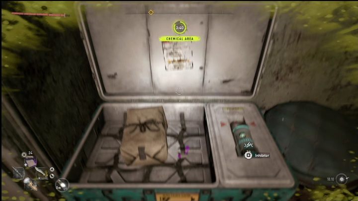 Ten inhibitor zamknięty jest w skrzyni GRE, schowanej w mrocznym zaułku - Dying Light 2: Inhibitory (Garrison) - lista wszystkich - Dying Light 2 - poradnik do gry