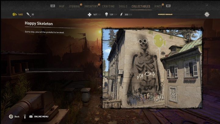 To graffiti zwróci waszą uwagę, gdy będziecie biegli główną ulica - Dying Light 2: Graffiti (Trinity) - lista wszystkich - Dying Light 2 - poradnik do gry