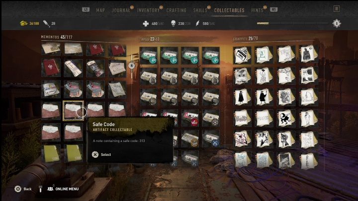 Ten kod znajdziecie w kopercie, na niewielkim drewnianym stoliku - Dying Light 2: Kody do sejfów - lista wszystkich - Dying Light 2 - poradnik do gry